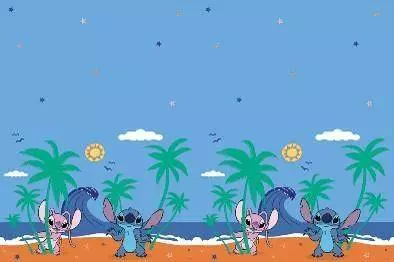 Stitch & angel plastduk 120x180cm