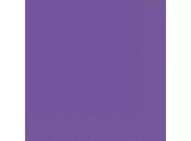 20 Lunchservietter neon lilla - 33x33cm