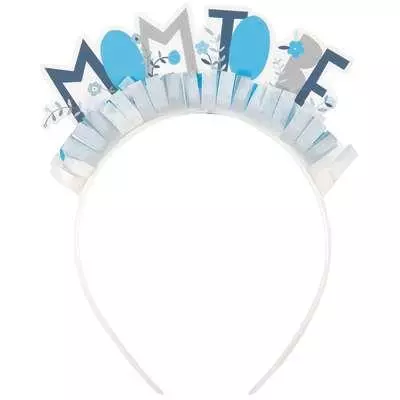 Lyseblå Tiara  Mom To Be