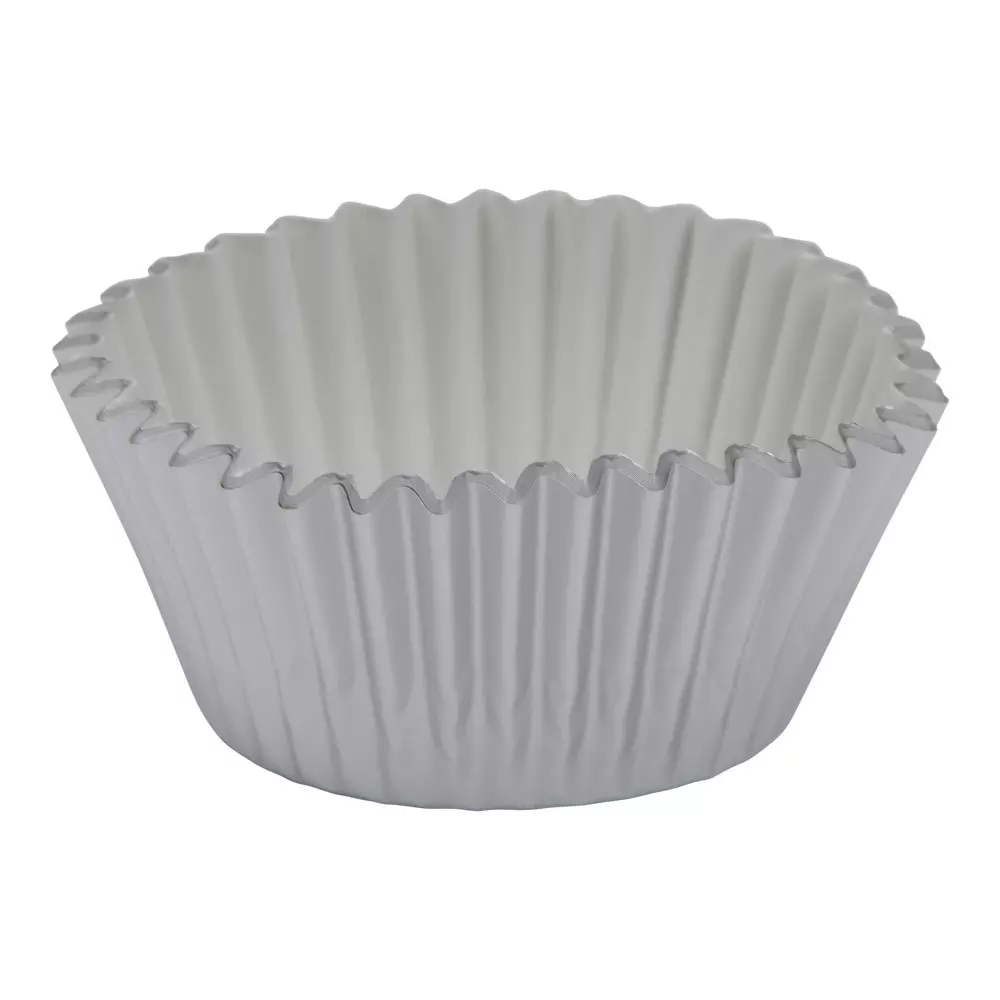 Cupcakesformer sølv 12 pk