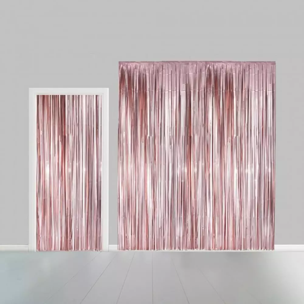 Partygardin rose gold 100x240cm