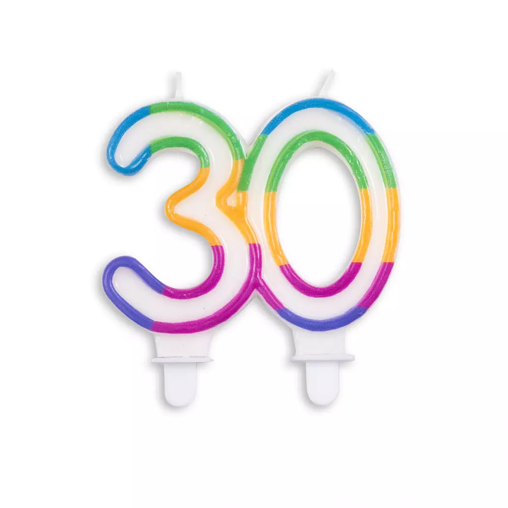 Kakelys 30 år multicolor