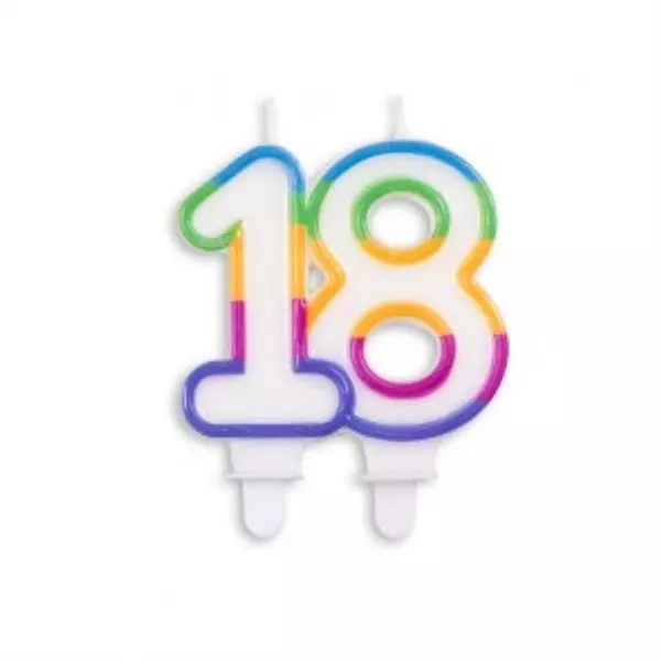 Kakelys 18 år multicolor