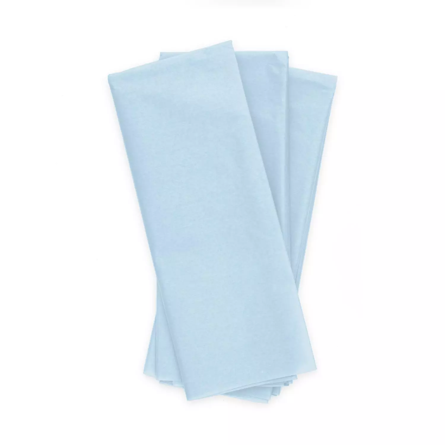 Silkepapir lyseblå 10 ark 50x70 cm