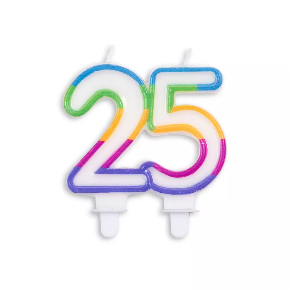 Kakelys 25 år multicolor