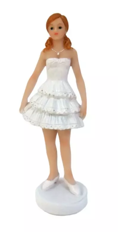 Konfirmasjon kaketopp jente hvit