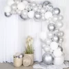 Balloon Arch Kit - Silver/Chrome
