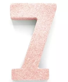 Borddekorasjon 7 rose gold