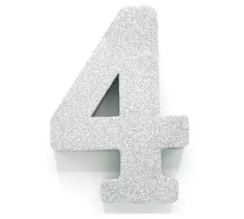 Borddekorasjon 4 sølv