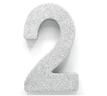 Borddekorasjon 2 sølv