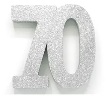 Borddekorasjon 70 sølv