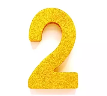 Borddekorasjon 2 gull