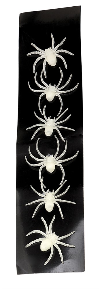 Large spiders glow in the dark 6pk