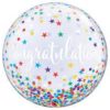 Bubbleballong congratulations confetti stars