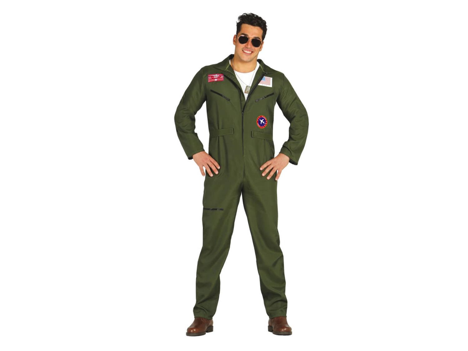 Top gun fighter pilot flightsuit L