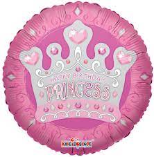Princess tiara folieballong