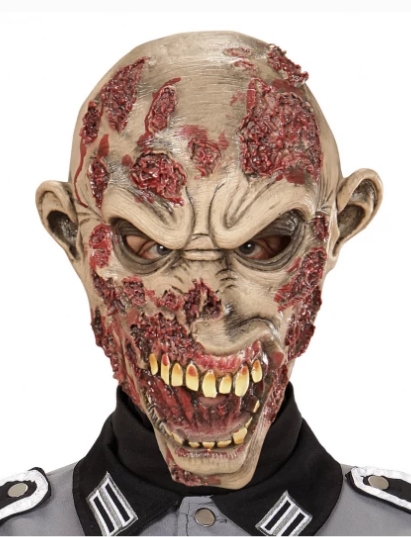 Slasher zombie full head mask latex