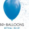 Mørkeblå ballonger 50 pk