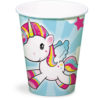 Cute unicorn pappkopper 8pk