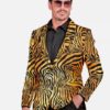 Gold animalier jacket L