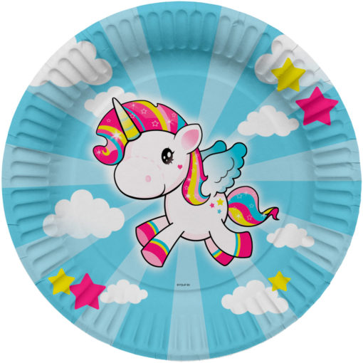 Cute unicorn fat 23cm 8pk