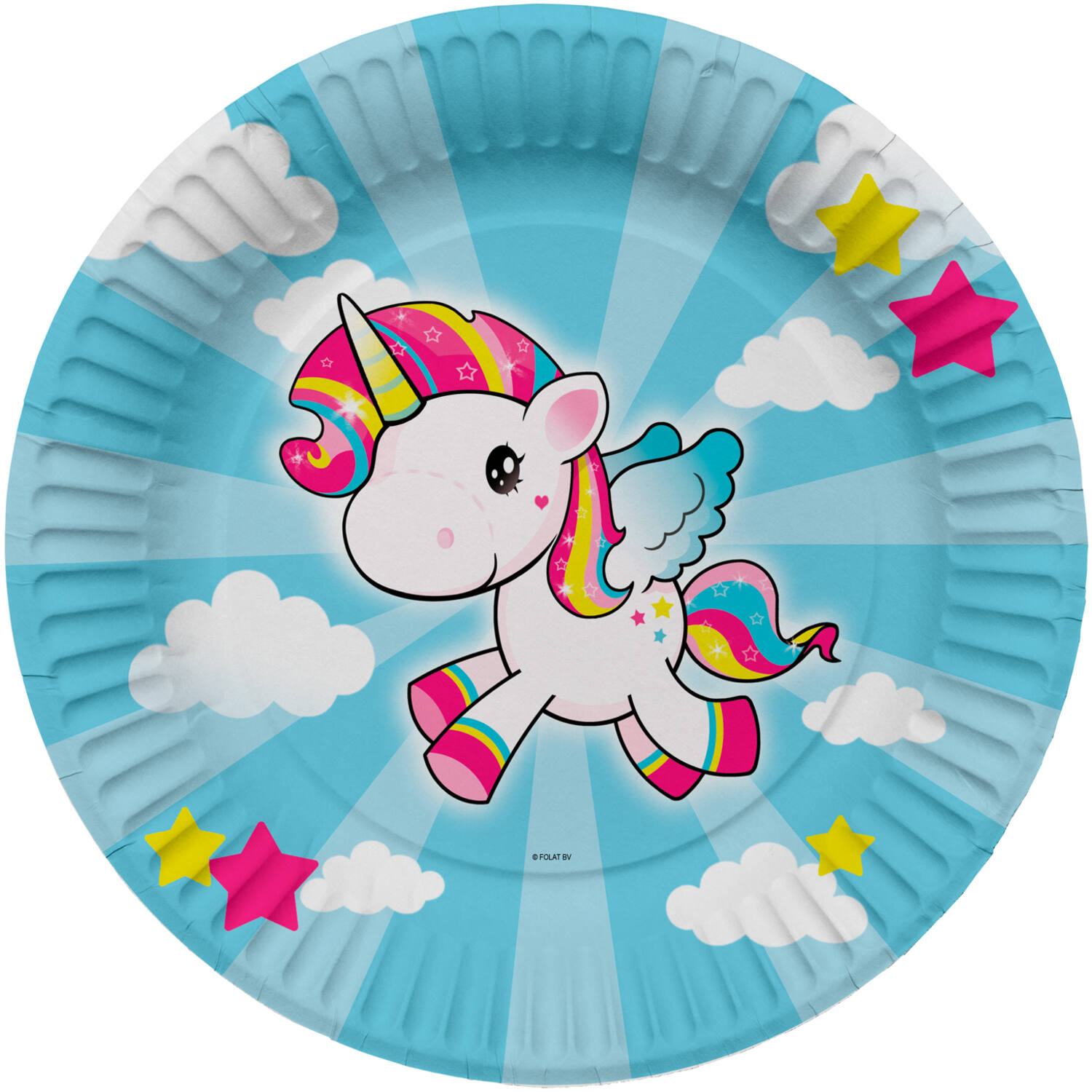 Cute unicorn fat 23cm 8pk