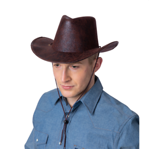 Texan cowboyhatt brun