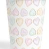 Watercolor hearts pappkopper 8pk