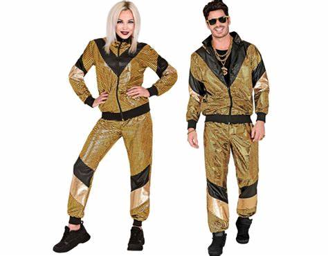 Gold tracksuit S (Grilldress i gull)