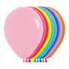 Gummiballonger fashion solid 12 pk