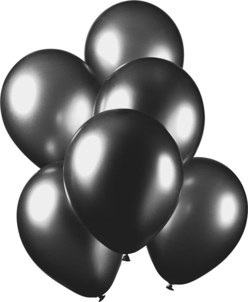 Svarte ballonger 8pk