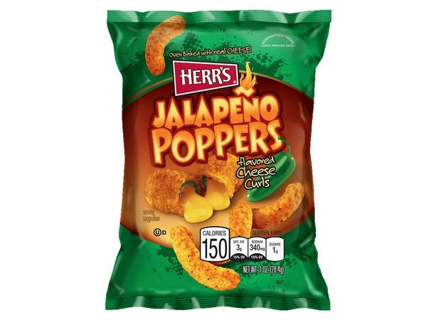 Herrs jalapeno cheese curls 28gr