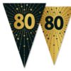 Flaggbanner 80 år golden celebrations 10 meter