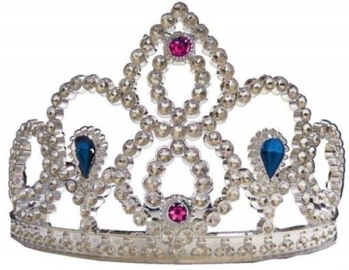 Prinsesse tiara sølv