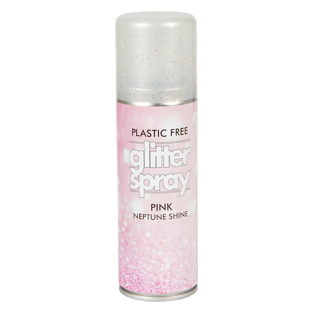 Glitter hårspray pink