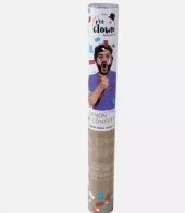 Konfettikanon 40cm rød/hvit/blå