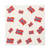 Servietter norske flagg 16pk