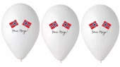 Heia Norge! Ballonger 10pk