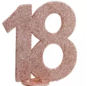 18 år mini bord-dekorasjon rosegold