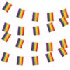 Rainbow plastbanner 10 m 20 flagg