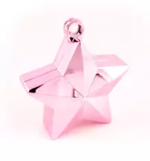 Ballongvekt mørk rosa stjerne