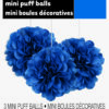 Mini Pompom mørkeblå 3pk (23cm)