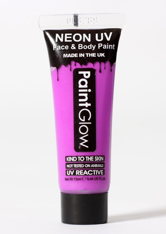 Neon UV maling lilla paintglow