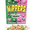 ZED CANDY NIPPERS WATERMELON & STRAWBERRY BOX 50g