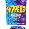 ZED CANDY NIPPERS BLUE & PURPLE RAZZ BOX 50g