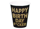 Pappkopper happy birthday f*cker 8pk