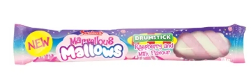 SWIZZELS MARVELLOUS MALLOWS DRUMSTICK MARSHMALLOWS 18g