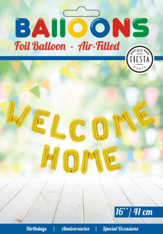 Ballong-ord WELCOME HOME gull