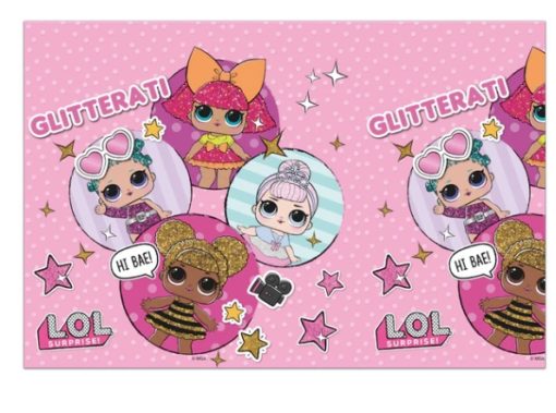 Plastduk LOL Surprise Glitterati 120x180cm