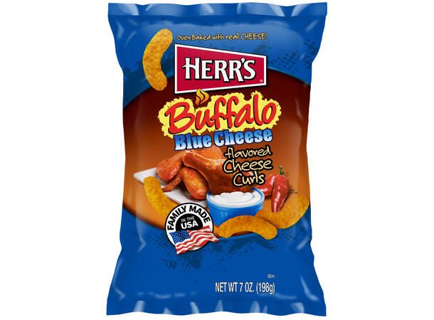 Herr's Cheese blue cheese curls buffalo blue